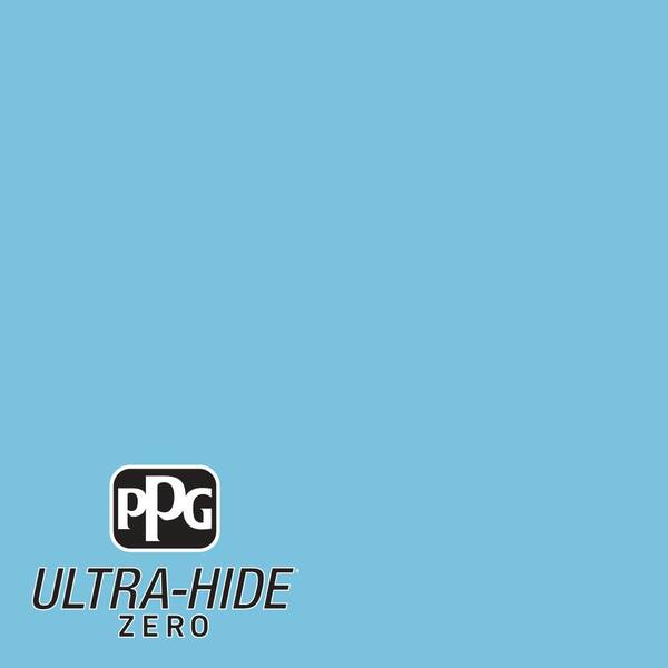 PPG 5 gal. #HDPB41U Ultra-Hide Zero By The Sea Flat Interior Paint