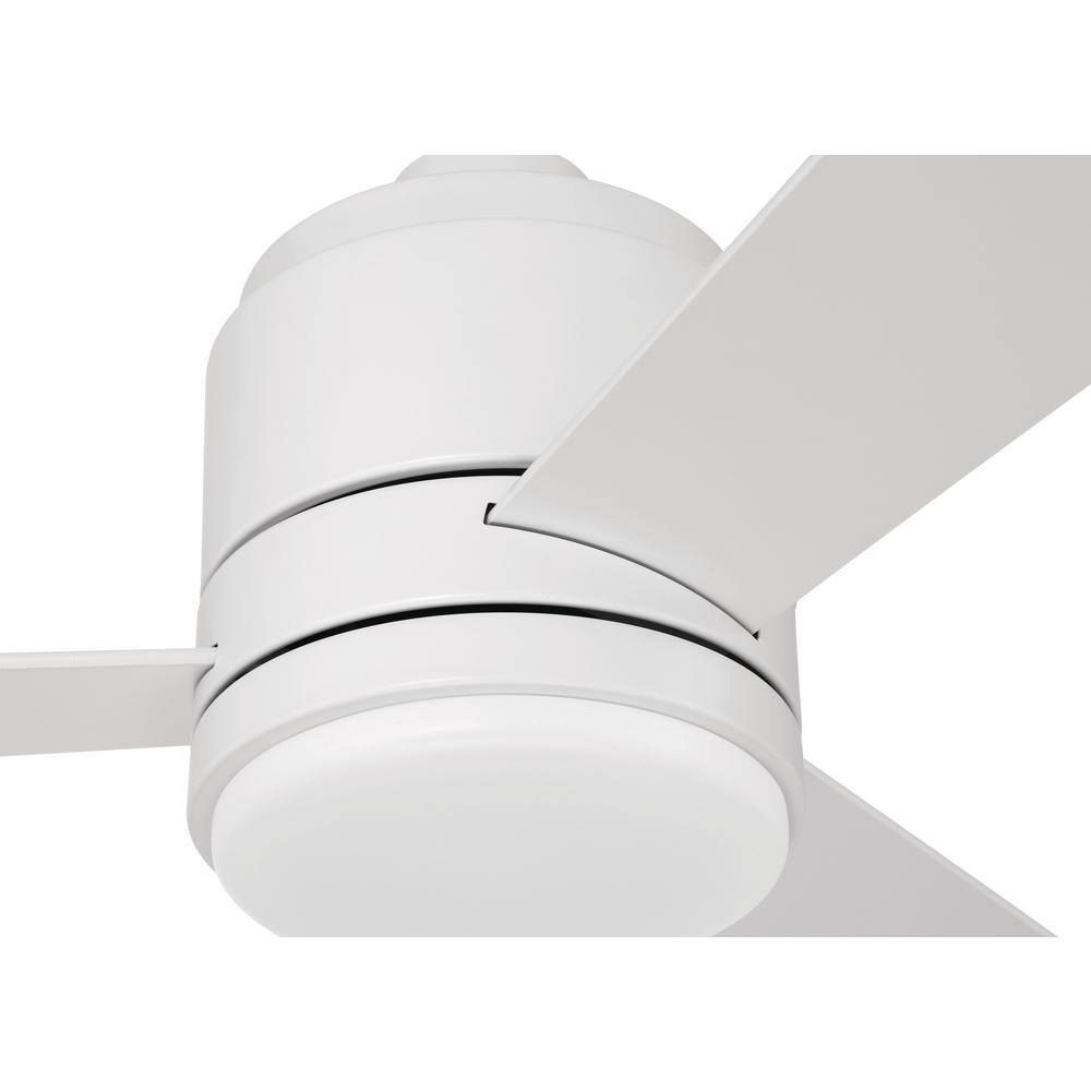 McCoy 52" White Dual Mount Ceiling Fan with LED Light