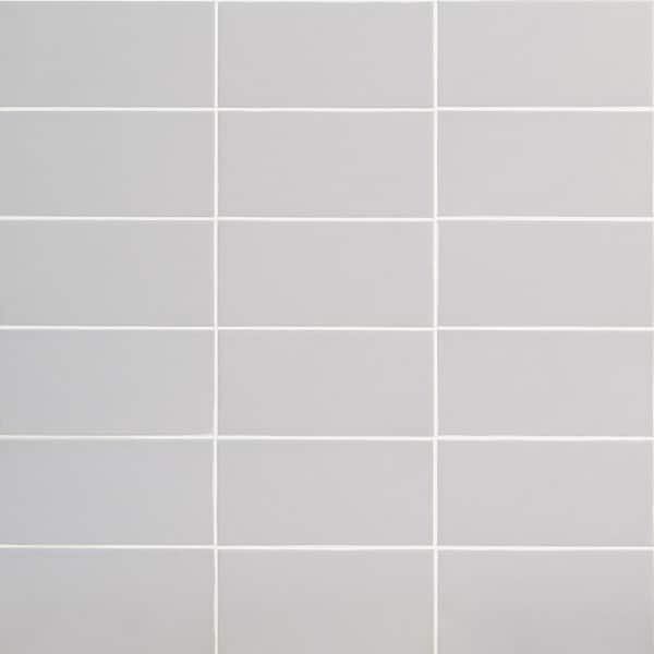 Ivy Hill Tile Tori Gray 8 in. x 4 in. Matte Ceramic Wall Tile (28 Pieces, 6.02 sq. ft./Case)