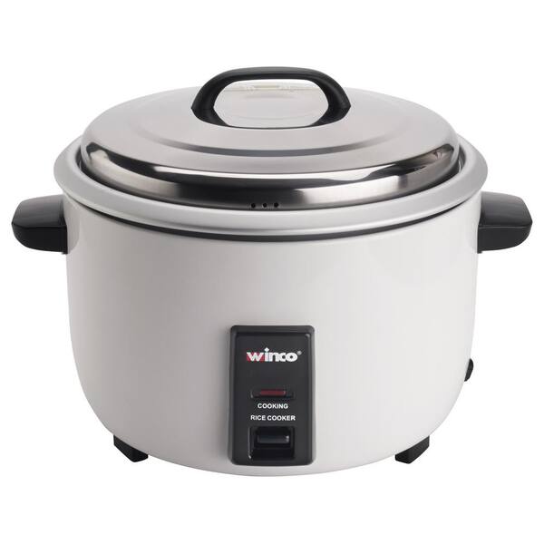 Winco 30 Cup Silver Electric Rice Cooker