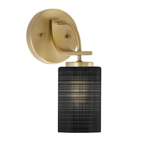 Olympia 1-Light New Age Brass Wall Sconce