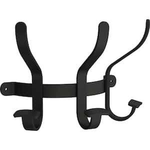 Home Decorators Collection 27 in. L Black Wire Hook Rail R44044H