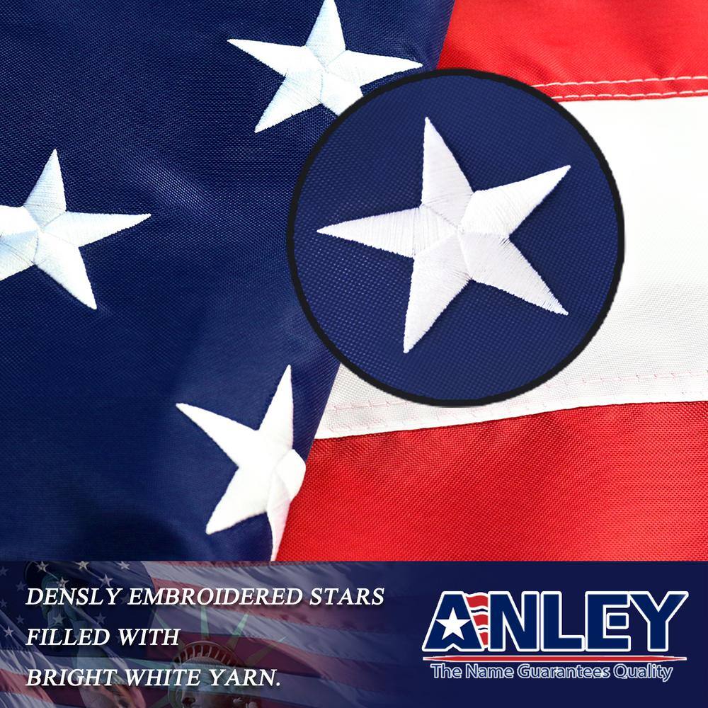 6x10 Ft Heavy Duty Nylon American Flag with Brass Grommets