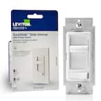 SureSlide Universal 150-Watt LED and CFL/600-Watt Incandescent Dimmer, White