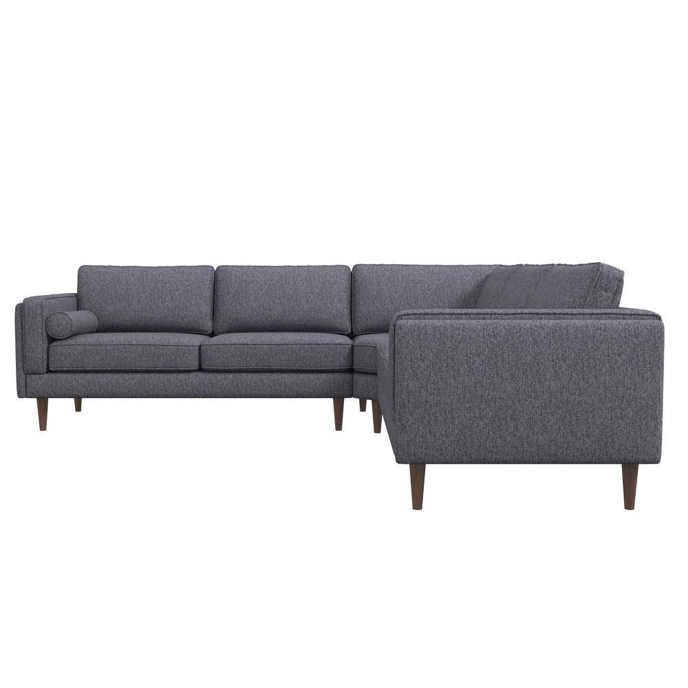 Ashcroft Furniture Co Franklin In W Square Arm Fabric Modern Living Room Corner Symmetric