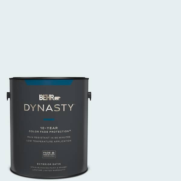 BEHR DYNASTY 1 gal. #550E-1 Breaker Satin Enamel Exterior Stain-Blocking Paint & Primer