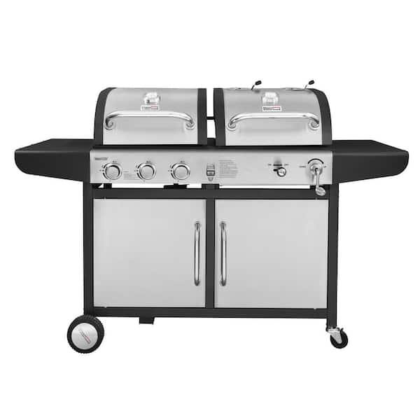 Royal Gourmet 3-Burner Propane Gas and Charcoal Combo Grill