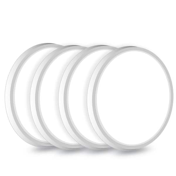 12 in. 28-Watt 3600 Lumens LED Recessed Ceiling Light for Bedroom, Living Room, 3CCT Selectable, ETL Certified (4-Pack)