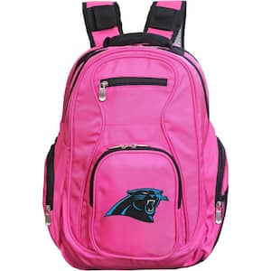 Carolina Panthers 20 in. Pink Backpack with Laptop Compartment