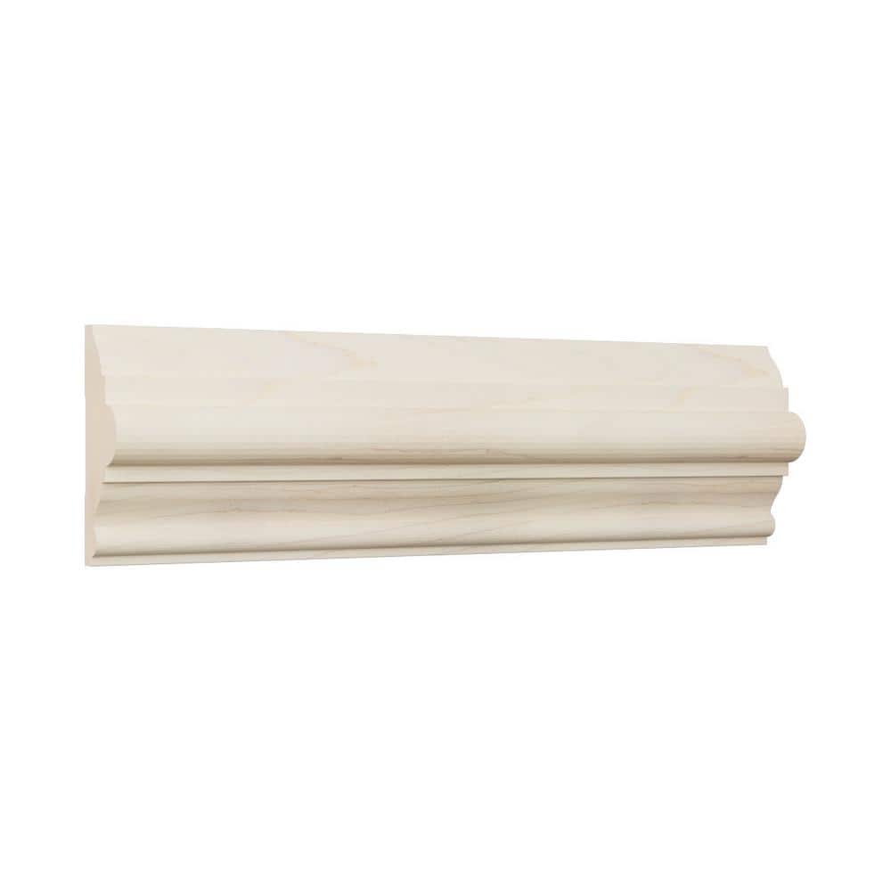 Maple Solid Hardwood Chair Rail Moulding 96" Length