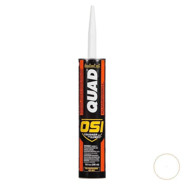 QUAD Advanced 10 oz. White #001 Caulk Sealant (12-Count)