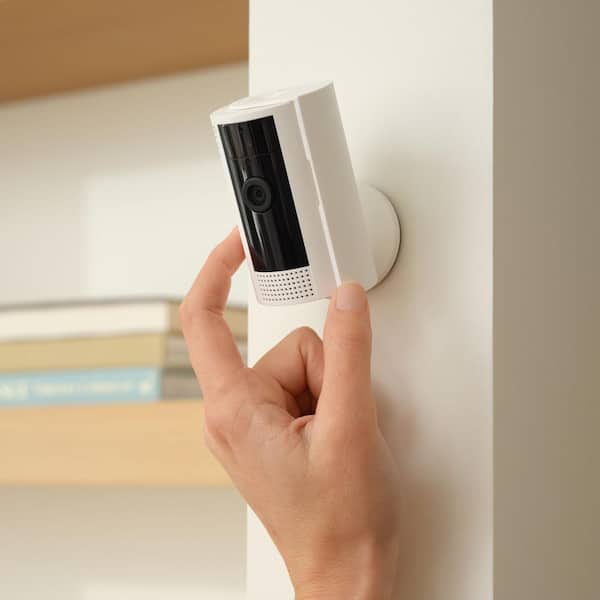 Ring Battery Doorbell Plus with Indoor Cam (2nd Gen) - Advanced Motion Detection and Two-Way Talk, White