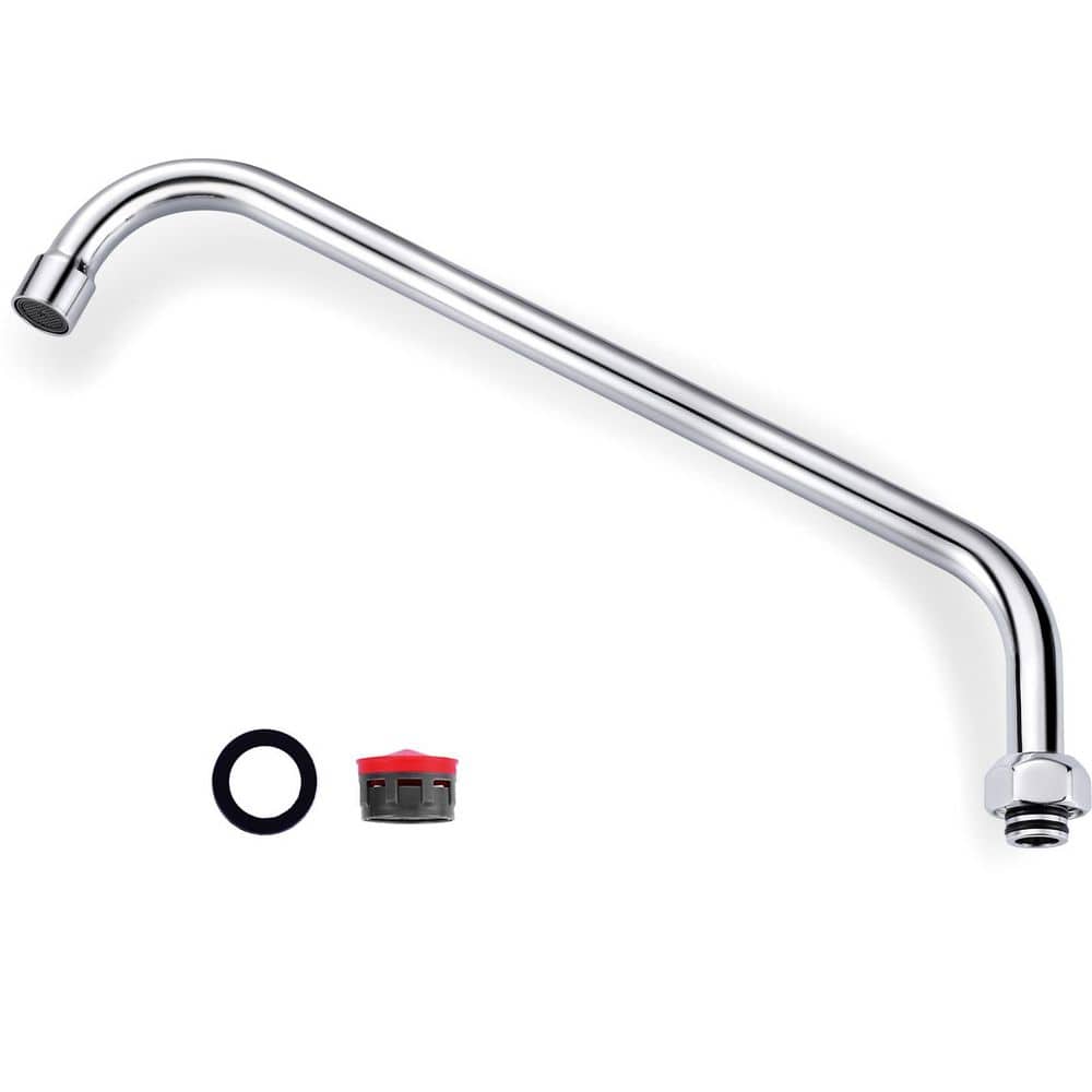 14 in. Commercial Faucet Swivel Swing Spout Replacement in Polished Chrome with G3/4 Internal Thread price history on PriceWatchPro