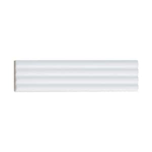 Arte White 1.97 in. x 7.87 in. Matte Ceramic Subway Deco Wall and Floor Tile (4.1 sq. ft./case) (38-pack)