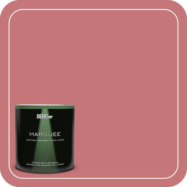 BEHR MARQUEE 1 qt. #150D-5 Deep Bloom Semi-Gloss Enamel Exterior Paint & Primer