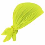 Chill-Its 6710 Lime Evaporative Cooling Bandana Triangle Hat - Polymers, Tie Closure