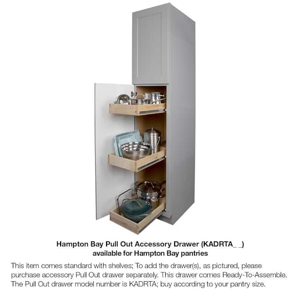 Hampton Bay Satin White Raised, Additional Shelves For Kitchen Cabinets