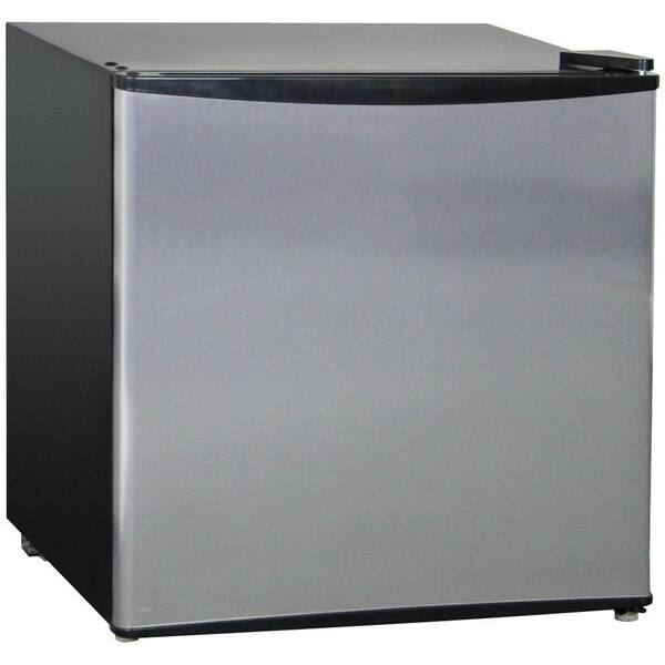 Kegco 1.6 cu. ft. Mini Refrigerator in Black/Stainless Steel