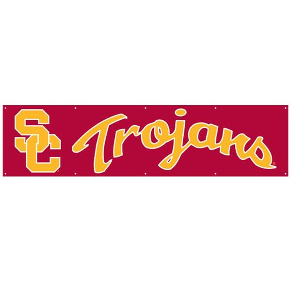 Party Animal 8 ft. x 2 ft. NCAA License USC Team Banner-DISCONTINUED