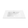 Swiss Madison 30 in. W x 18 in. D Ceramic Vanity Top in Glossy White SM-BVP30