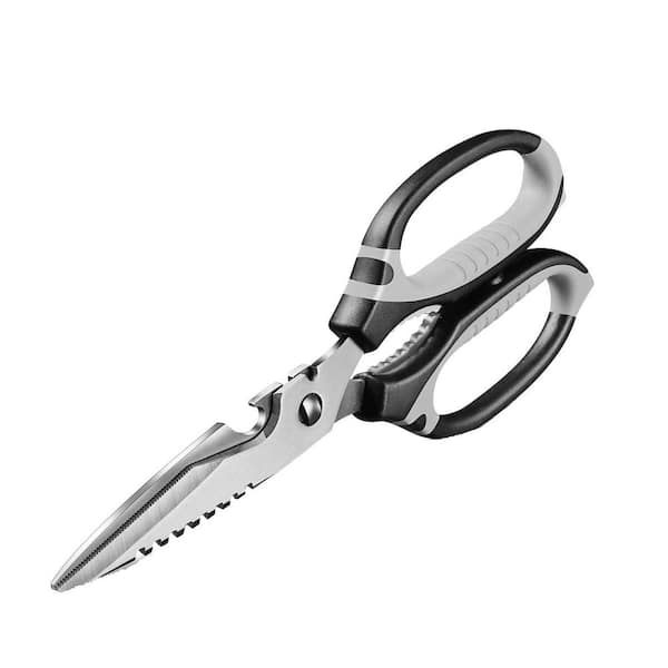9 in. Multipurpose Stainless Steel Cutting Shear for Food, Meat, Herbs, Dishwasher Safe, Ergonomic Non-Slip Handle