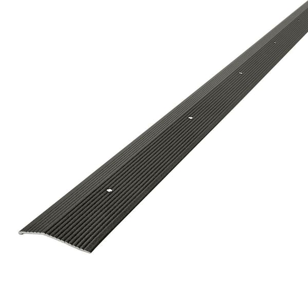 2"X 36" MOCHA ALUMINUM CARPET TRIM W/SCREW NAILS