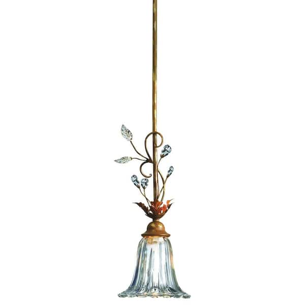 Eurofase Calista Collection 1-Light Russet Hanging Mini Pendant
