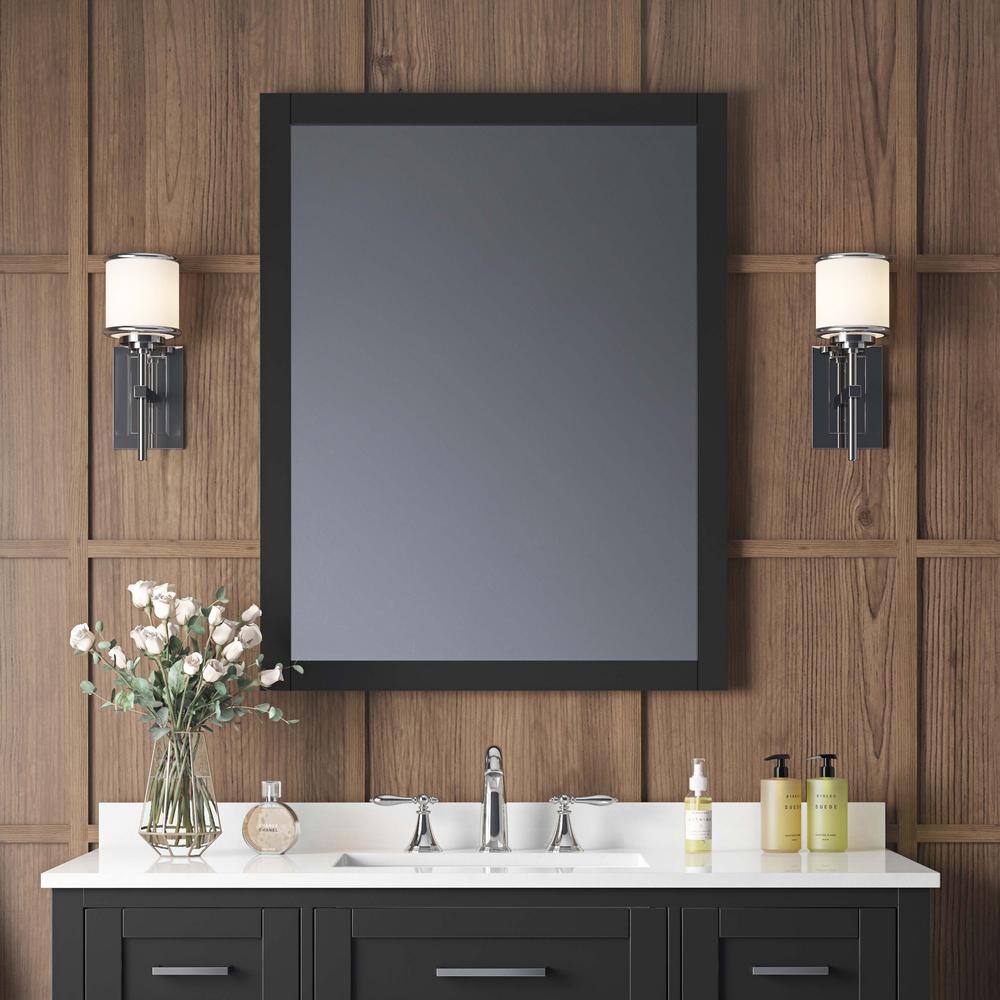 Tahoe Espresso 28" x 36" Solid Wood Full-Length Mirror