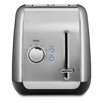 BLACK+DECKER 2-Slice Silver Extra Wide Self Centering Toaster 985119591M -  The Home Depot