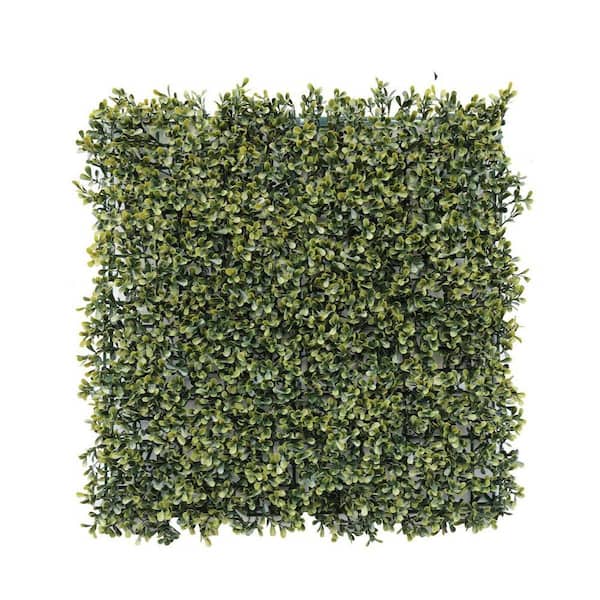 20" H x 20" W Plastic Artificial Ivy Pittoso Boxwood Hedge Privacy Garden Fence for Home Backyard Garden, (1-Pieces)