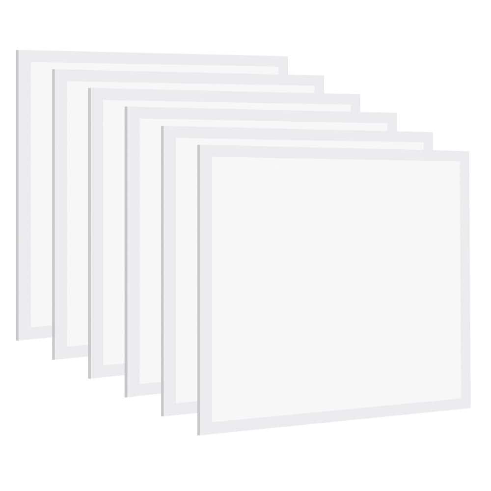 2 ft. x 2 ft. 5800 Lumens Integrated LED Panel Light 5000K Bright White Dimmanle 0-Volt-10-Volt (16-Pack) price history on PriceWatchPro