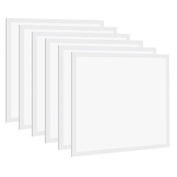 WYZM 2 ft. x 2 ft. 5800 Lumens Integrated LED Panel Light 5000K Bright White Dimmanle 0-Volt-10-Volt (16-Pack)