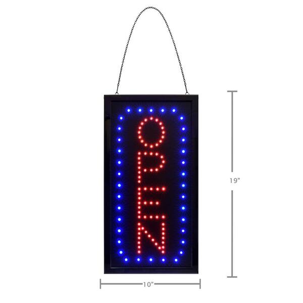 Alpine Industries 32 in. x 40 in. LED Illuminated Hanging Message Writing  Board 495-05-PKG - The Home Depot