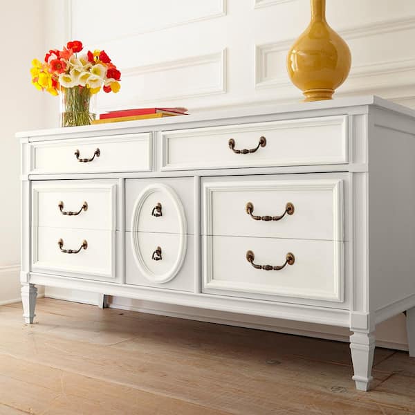 Interior Chalk Decorative Paint, How To Paint A Dresser White With Chalks