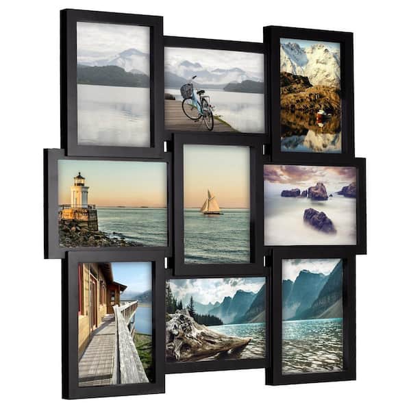 Malden International Designs 9-Opening 9-5 in. x 7 in. Black