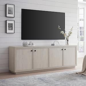 Ormond 69.63 in. Alder White TV Stand Fits TV's up to 75 in.