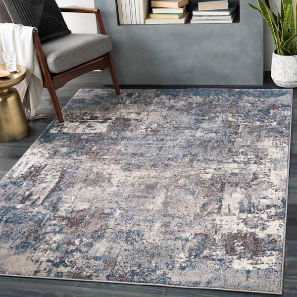 Wellington Teal 8 ft. Round Indoor Area Rug