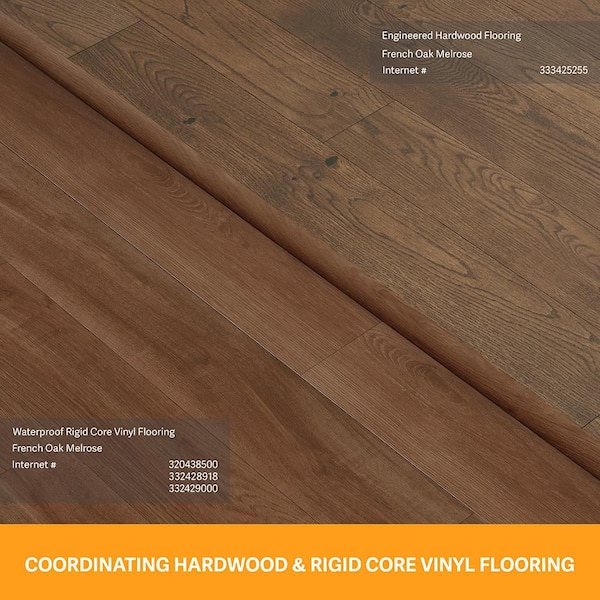 Malibu Wide Plank Melrose French Oak 1/2 in. T x 7.5 in. W Tongue
