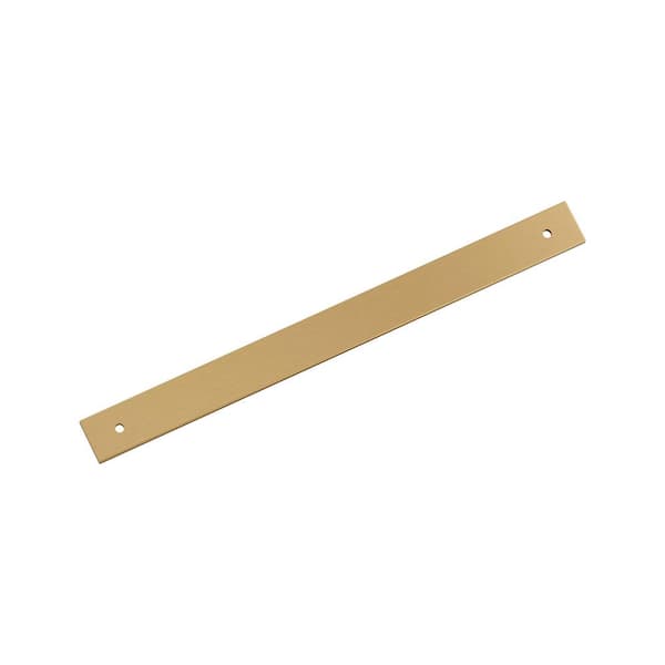 Amerock Ladera 10-1/16 in. Center-to-Center Rectangle Champagne Bronze Pull Cabinet Backplate