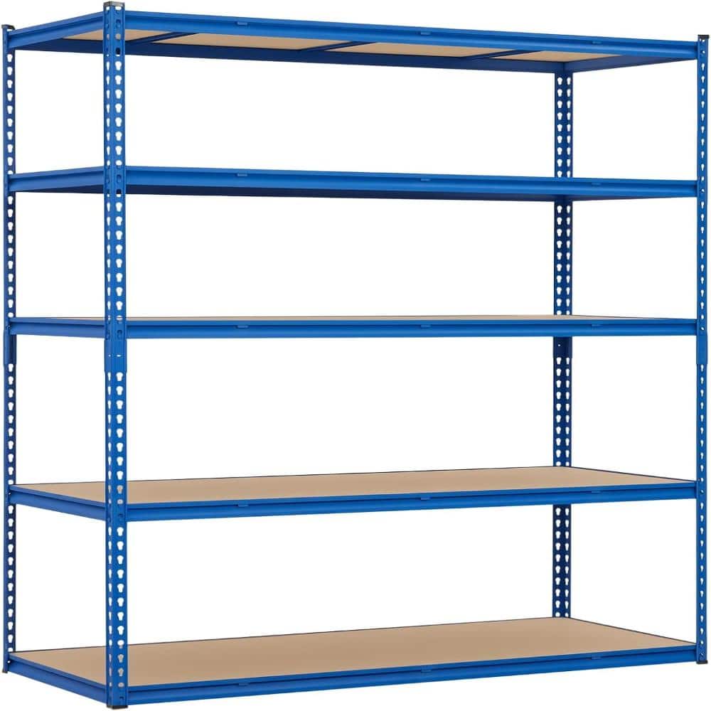60x24x72 in 5-Tier Storage Shelving, 2500 lbs Cap, Adjustable Metal Rack, Boltless Assembly price history on PriceWatchPro