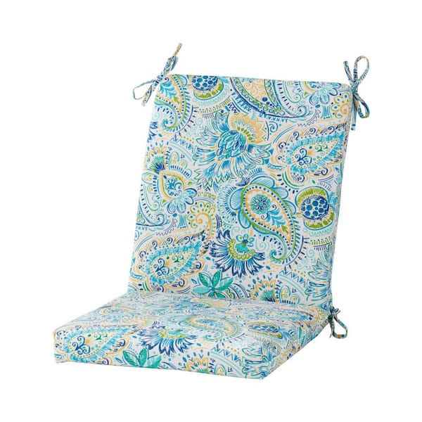 20 in x 19 in Outdoor High Back Chair Pad, Baltic