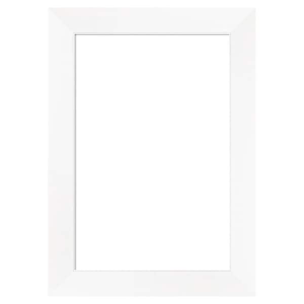 Amanti Art Cabinet White Narrow 15 in. x 21 in. Polystyrene Framed Dry Erase Magnetic Memo Board