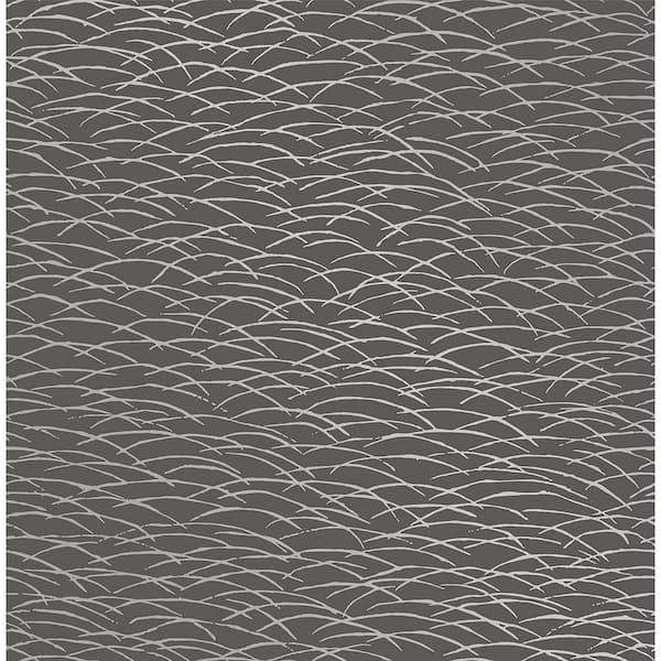 A-Street Prints Hono Taupe Abstract Wave Strippable Wallpaper (Covers 56.4 sq. ft.)
