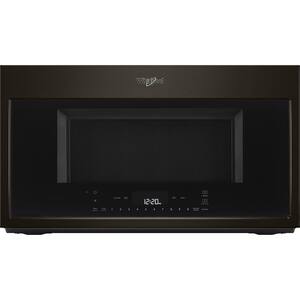 1.9 cu. ft. Smart Over the Range Convection Microwave in Fingerprint Resistant Black Stainless