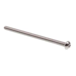 #8-32 x 2-1/2 in. Grade 18-8 Stainless Steel Phillips/Slotted Combination Drive Round Head Machine Screws (20-Pack)