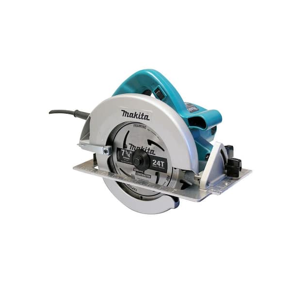 Makita 15 Amp 7-1/4 in. Corded Electric Brake Circular Saw with (2)  built-in LED lights and 24T Blade 5007FA The Home Depot