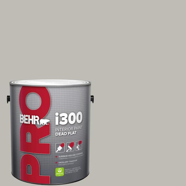 BEHR PRO 1 gal. #MQ6-23 Pumice Dead Flat Interior Paint