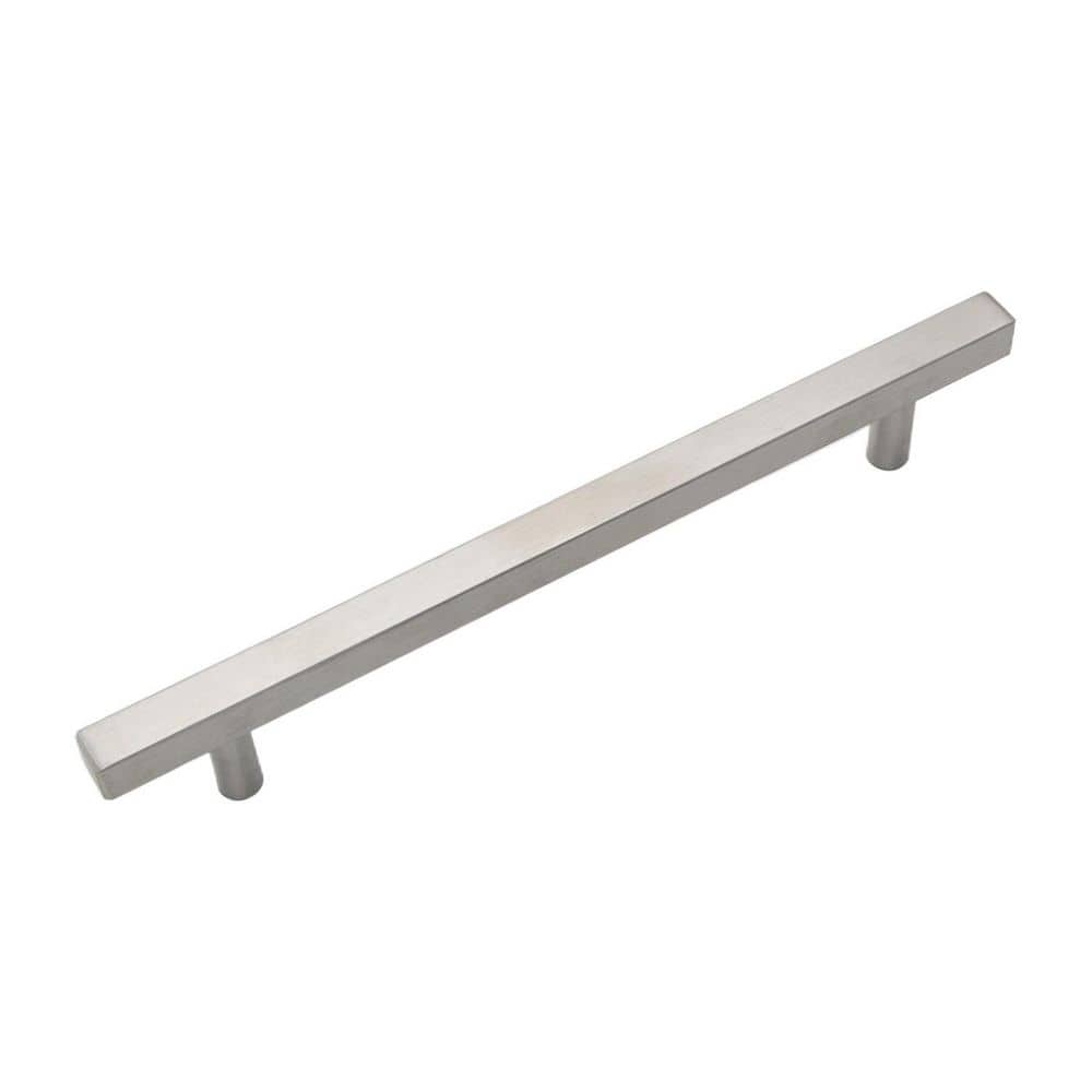 Quad Collection Bar Pull - 7-9/16 in. Center to Center Satin Nickel Bar Cabinet Pull price history on PriceWatchPro