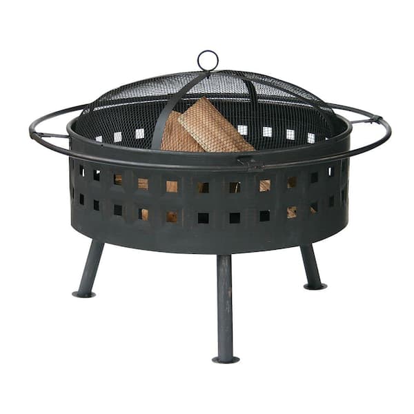UniFlame 24 in. Deep Aged Bronze Fire Pit