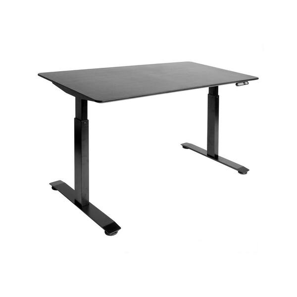 Seville Classics 54 in. Rectangular Black Standing Desks with Adjustable Height